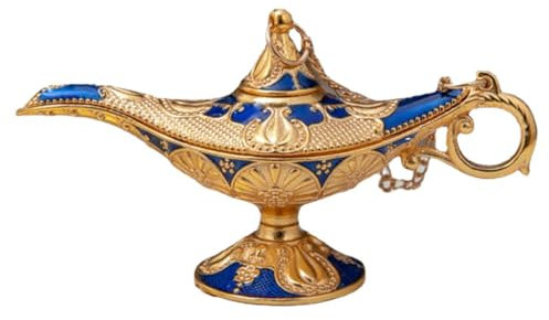 Aladin-Lampen – Zinklegierung, Aladdin-Öllampen-Dekoration, Lampendekoration, Retro- -Metallornamente, Weihnachtsgeschenke