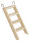 Zkydhbd Hamster Climbing Ladder With Metal Hooks Wooden Bridge Habitat Decor For Gerbil Degus And Other Small Animals