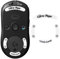 immoenuc Glass Mouse Skates for 2024 Logitech G Pro 2 Lightspeed/G Pro Wireless Gaming Mouse Feet Pads Smooth Durable Game Mouse Accessories (White)