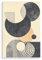 artboxONE Holzbild 45x30 cm Abstrakt Moderne abstrakte Geometrie von Künstler Winthas