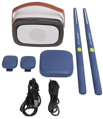 Virtual Air Drum Set Electric Drumsticks Air Drum, Elektronische Drum -Set für Erwachsene, Kindergeschenk (Dunkelblau)