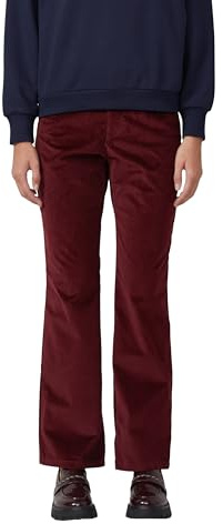 s.Oliver Damen Cord Hose Cordhose/Regular Fit/Mid Rise/Straight Leg