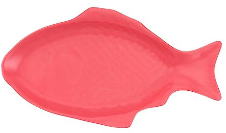ULTECHNOVO 1 Pz. piatto creativo piatti da portata in porcellana pescare vassoi di pesce per servire cibi piatto da portata a forma di pesce cena stoviglie in ceramica Panna di pesce rosso