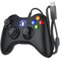 Nonbliep Wired for Xbox Controller Compatible with Wired Controller for Xbox 360 and PC with Dual Vibration/2.5mm Audio Jack 5.5 Foot Gamepad Black