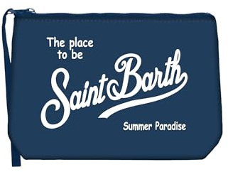 Saint Barth Mc2 Donna Pochette ALIN001 Gomma Blu Scuro Taglia Unica