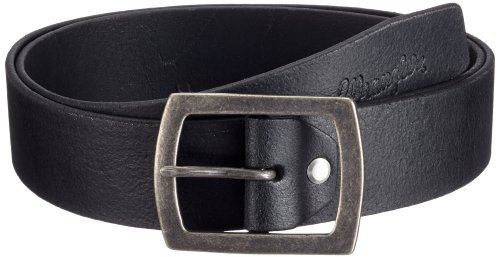 Wrangler Herren Gürtel W0216UK01 Central Bridge, Schwarz (BLACK 99), 32 cm