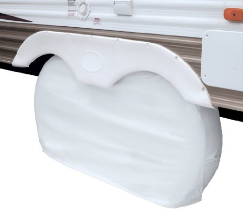 Classic Accessories Over Drive RV Universal, Fits Wheels 26.75 - 29.75 Dia, White