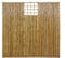 Bambus Sichtschutzwand 180 x 120cm TEN NEW LINE 6 mit Fenster - Bambuswand im Bambusrahmen