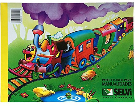 BLOC MANUALIDADES PAPEL CHAROL SELVI (EL TREN)
