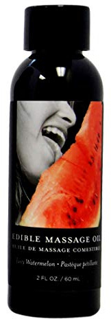 Earthly body Watermelon Edible Massage Oil - 2oz / 60ml MSE204