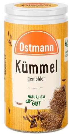 Ostmann Gewürze - Kümmel gemahlen | 35 g in der Streudose | Würziges Aroma für Kohl-, Kartoffel- und Fleischgerichte