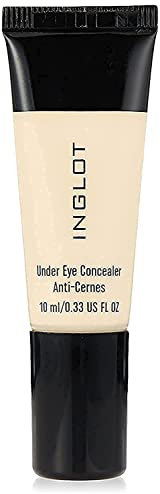 Inglot Under Eye Concealer, Reduziert Dunkle Augenringe, Enthält Organische Silikone und Vitamin E, Glättet Falten Unter den Augen, Reduziert Schwellungen, Vegan, Cruelty-free, 10 ml : 91