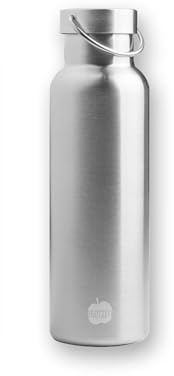 Brotzeit Thermosflasche aus Edelstahl plastikfrei Trinkflasche 750ml