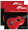 Tiger Cordes Ukulélé soprano – Lot de 2