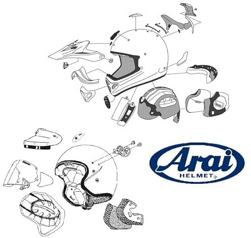 Arai Visier Motorradhelm X-T/RAM/CT