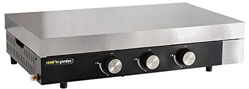 Happy Garden - Cook'in Garden - Plancha de gas de hierro fundido FINESTA - 3 quemadores
