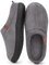 MERRIMAC Herren Slip-on Hausschuhe Bequem Memory-Schaum Rutschfest Innen Pantoffeln Grau, 47 EU