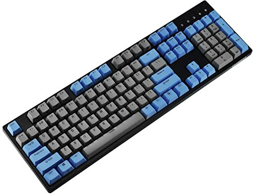 DURGOD Taurus K310 Big Mechanical Gaming Keyboard, USB-C Wired Office/Gaming Keyboard - Cherry MX Blue | 104 Keys ANSI US American Layout - Carbon Black