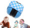 iNelihoo Cuffie antirumore per bambini da 0 a 2 anni, con cancellazione del suono, pieghevoli, protezione dell'udito, Blu, Taglia unica
