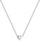 RWQIAN Silber Herz Buchstabe Kette Damen- Edelstahl Initialen Kette Alphabet G Buchstabe Kettenanhänger Halskette Geschenk 16+2