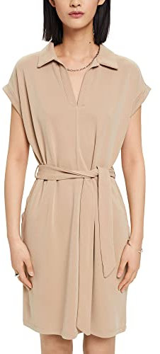 ESPRIT Damen 993ee1e303 Kleid, 240/Taupe, XXL
