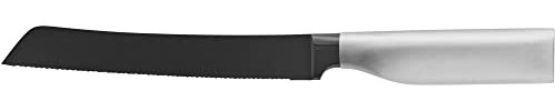 WMF Ultimate Black Brotmesser, Wellenschliff, Länge 33 cm, Made in Germany, Küchenmesser, Diamond Cut, Klinge 19 cm