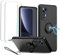 ESONG Handyhülle für Xiaomi 12T/12T PRO/Redmi K50 Ultra,Ultra Dünn Flüssig Silikon Hülle Stoßfeste Schutzhülle,Cover Case mit Ständer/2 Displayschutz,Kompatibel Magnetische Autohalterung-Schwarz