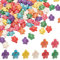 nbeads über 88 Stück Schildkröte Türkis Perlen Stränge, Schildkröte Charms Edelstein Stein Spacer Perlen für Schmuck Herstellung DIY Armband Halskette, gemischte Farbe