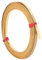 BENECREAT Filo in ottone piatto con lunetta piatta da 0,25 mm, larghezza 3 mm, per lavori artigianali, gioielli fai da te, confezioni di gemme, 6 m