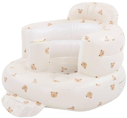 Baby-Rückenstützsofa & Sitzhilfe - Aufblasbarer Badestuhl für Babys & Kleinkinder