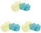 Arquivet Bañera Mediana para Colgar rigida, Colores Variados, 11 x 7,8 x 3,511 x 7,8 x 3,5 (Paquete de 3)
