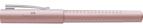 Faber-Castell 140809 - Füller Grip 2011, Federbreite F, pale rose, 1 Stück