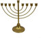 SPORTARC Chanukkah-Menora, Davidstern-Kerzenhalter, versilbert, volle Größe, läuft nicht an, jüdisches Geschenk (9 Köpfe)