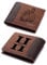 OTXIXTO Personalisierte Bild Bifold Leder Brieftasche für Männer Personalisierte Gravur Foto/Initial/Name/Text Herren Geldbörsen für Papa Ehemann Sohn Trauzeugen Freund Geschenk (Stil B: Hellbraun)