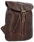 Gusti Rucksack Leder - Bennett Damen und Herren Laptoptasche Cityrucksack Lederrucksack Aktentasche Braun Leder 12L