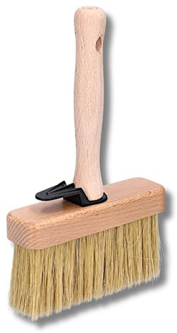 ToolSpace Quast Breit 130 mm Maurerbürste Holz Malerbürste 1 STÜCK Ideal zum Streichen Holz Zäunen Bänken als Tapezierwerkzeug Malerquast Flachenstreicher Deckenbürste Tapezierbürste Vliestapete DIY