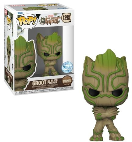 Funko Pop Groot as Black Panther Special Edition1398