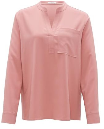 OPUS Damen Langarmbluse | Tunikabluse FANELL Regular aus weichem Flanell Mellow Rose, 38