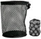brileze Golf Ball Bag Nylon Rope Golf Balls Storage Net Bag Large Golf Ball Mesh Bag with Drawstring Cord Lock Closure for Golf Courses, Shcool, Training, Fitness Clubs, Camping, Traveling