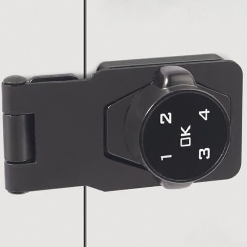 HEBEOT Household Cabinet Password Locks Zinc Alloy Digital Electronic Smart Mailbox Lock For File Cabinets, Drawers, Desks, And Sauna Doors 10 * 5 * 3cm(black)