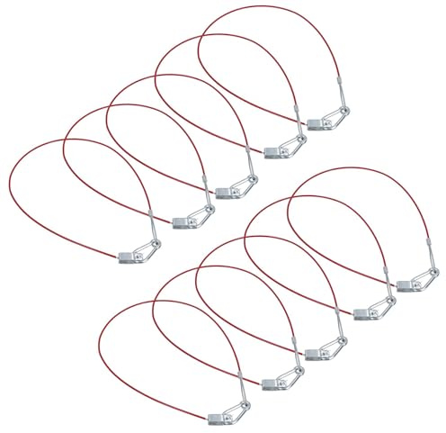AB Tools Breakaway Towing Cable For Braked Trailers Caravans Hook And Clevis Pin End 10pc