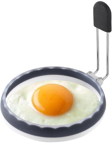 Egg Cooker Ring, Silikon Frying Rings, Pancake Mold For Cooking, Round Egg Mold, Breakfast Sandwich Maker, Egg For Frying, Food Grade Silicone Mold, Kitchen Cooking Gadget, Egg Mcmuffin Ring