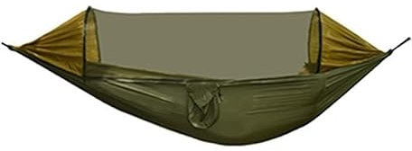 Hamac d'extérieur en nylon avec ouverture rapide entièrement automatique Moustiquaire Hamac léger anti-moustique pour voyage et camping