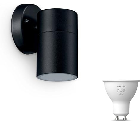 Philips Hue Kylis Wandleuchte Außen Down (Schwarz)