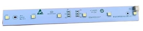 BTYQKZVPM HWEIH 0064001217 DC 12 V LED-Leuchte für Kühlschrank Lichtleiste Bildschirm Leiterplatte Teile