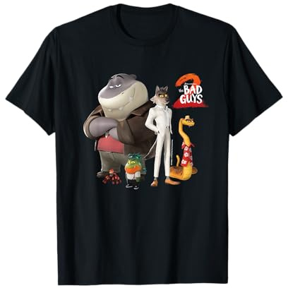 DreamWorks The Bad Guys 2 The Original Bad Guys Camiseta