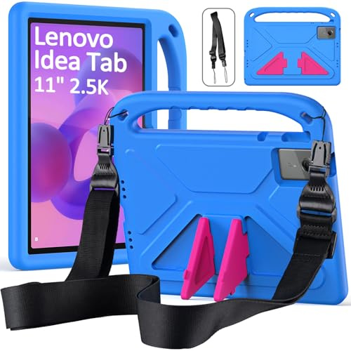 Funda Infantil para Lenovo Idea Tab 11 Pulgadas Tablet 2025, Azul | TB-336ZU/TB-336FU, Eva, Ligera a Prueba de Golpes, con asa Infantil y Correa para el Hombro