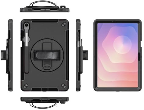 eSTUFF Galaxy Tab S10FE+ Ohio Defender Case with Hand Strap, ES68105009-BULK