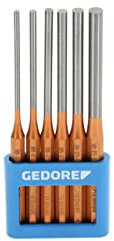 Gedore Splintentreiber Satz, 6-teilig, Länge 175 mm, Durchschlag
