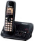 Panasonic KX-TG6621FRB, Telefono Solo cordless DECT con segreteria, Colore Nero [Importato da Francia]